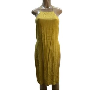 Forever 21 Contemporary Size Small Vibrant Yellow Sleeveless Blouse. Preloved